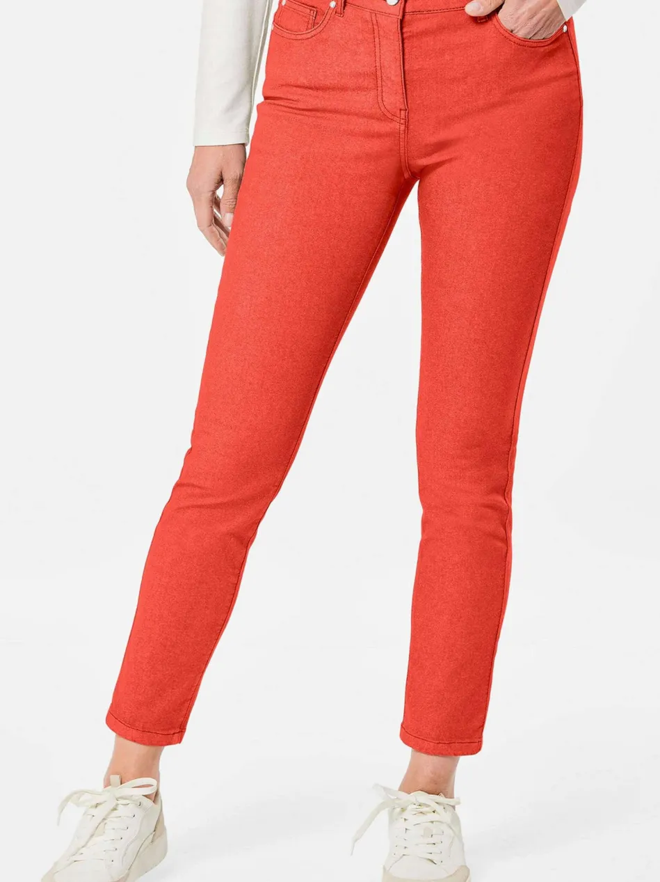 Damen 7/8-Jeanshose - Schmale Stretchhose BELLA