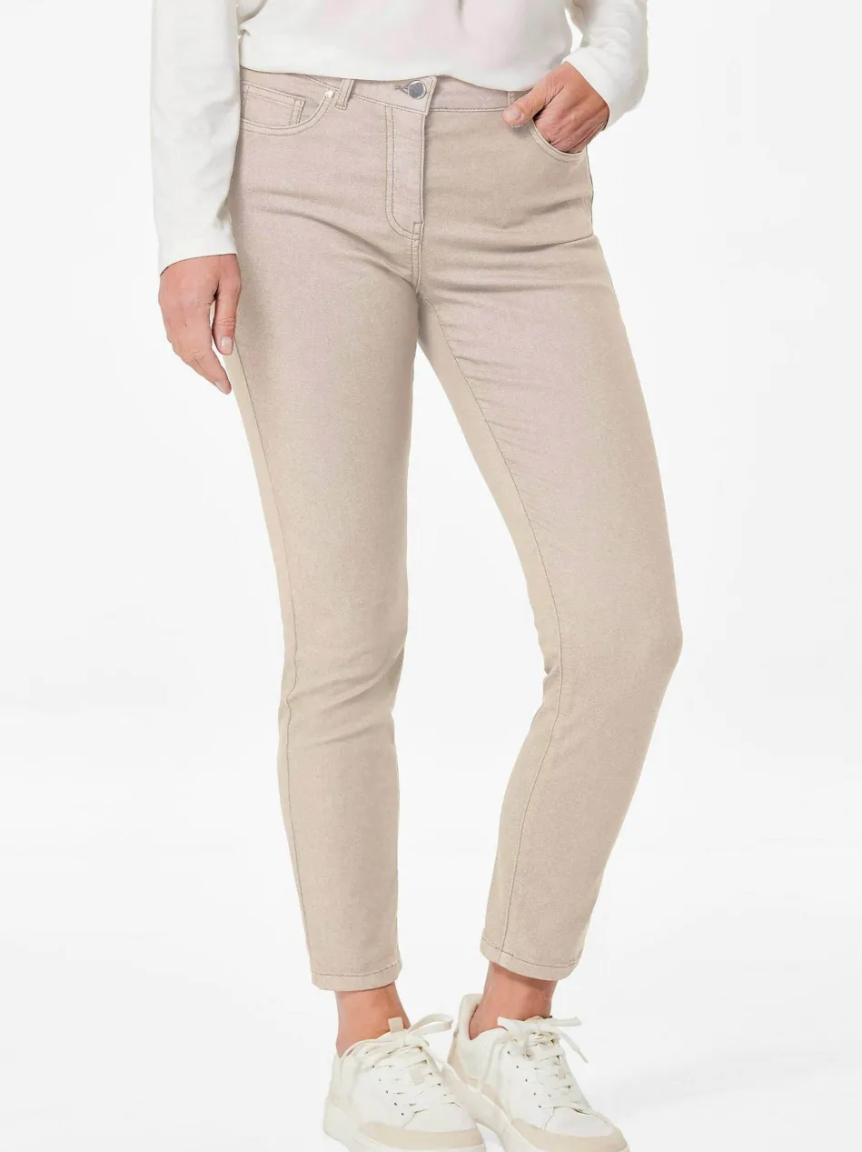 Damen 7/8-Jeanshose - Schmale Stretchhose BELLA