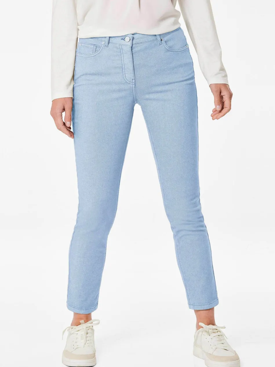 Damen 7/8-Jeanshose - Schmale Stretchhose BELLA
