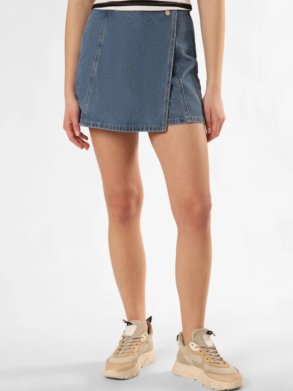 Damen Jeans-Hosenrock