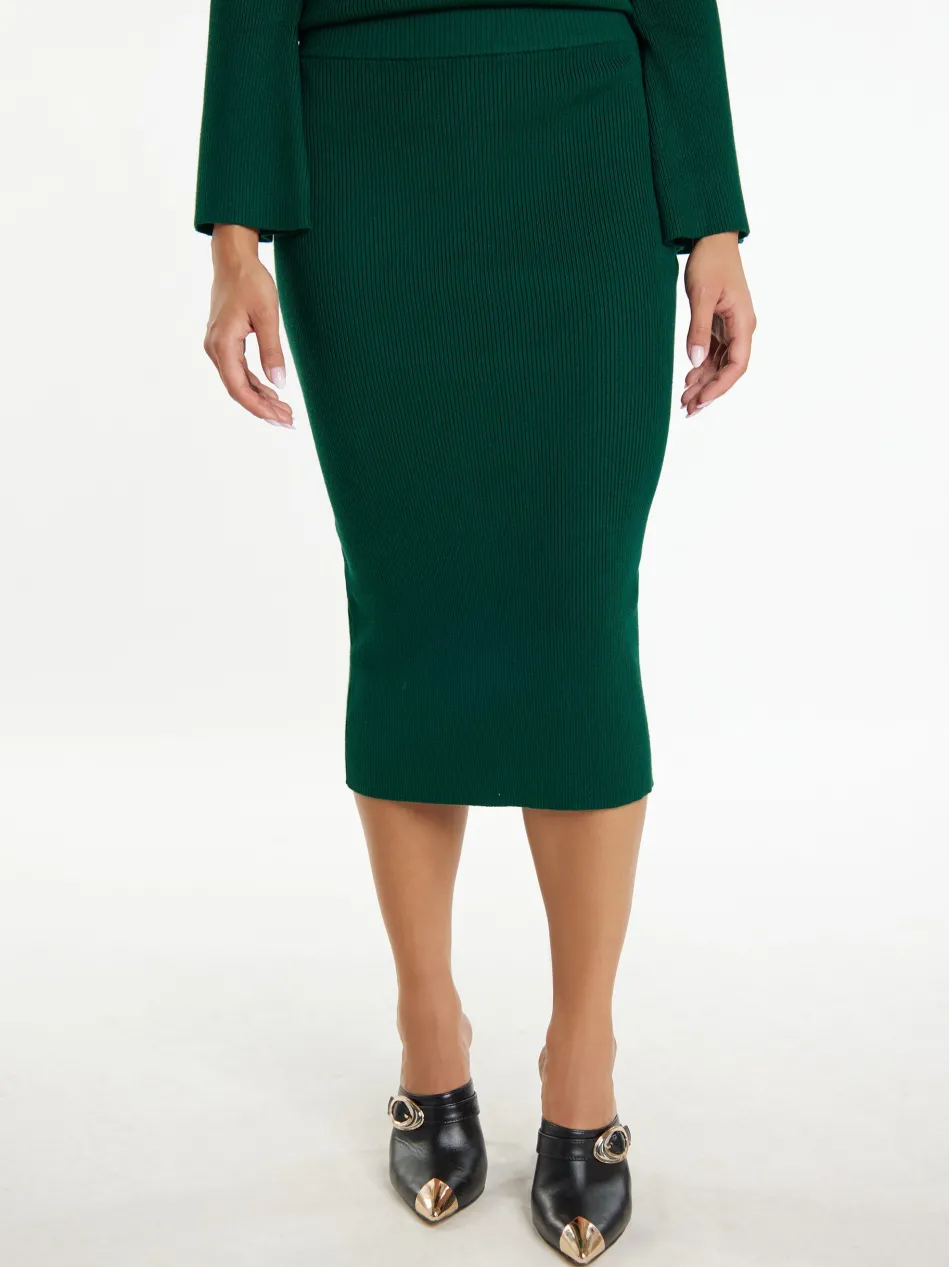 Damen Jersey Bleistiftrock