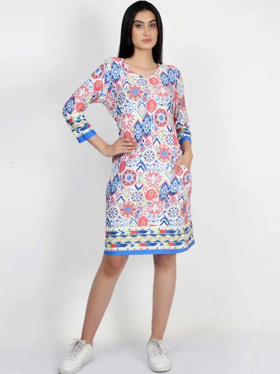 Damen Jerseykleid