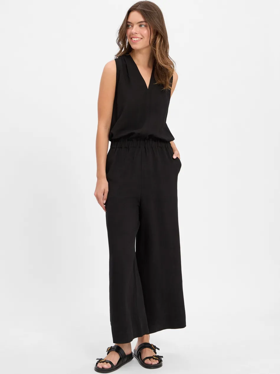 Damen Jumpsuit mit Leinen-Anteil - Cedira