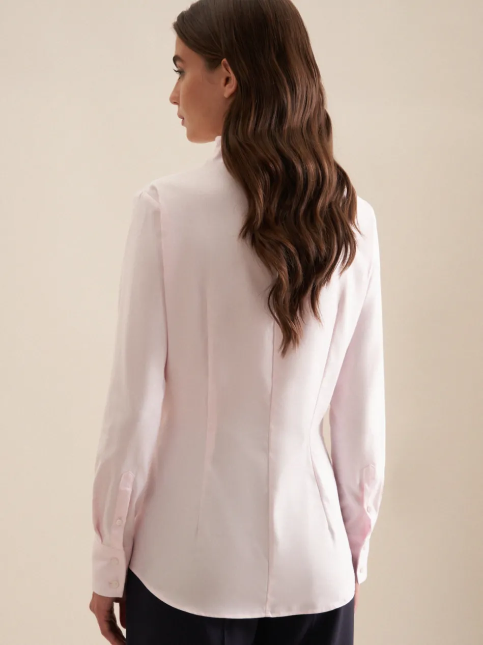 Damen Kelchkragenbluse - Uni