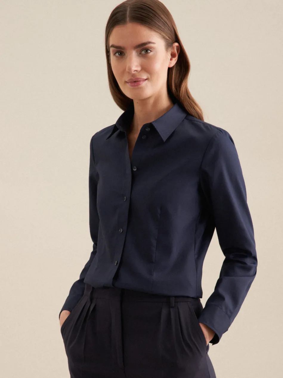 Damen Klassische Bluse - Uni
