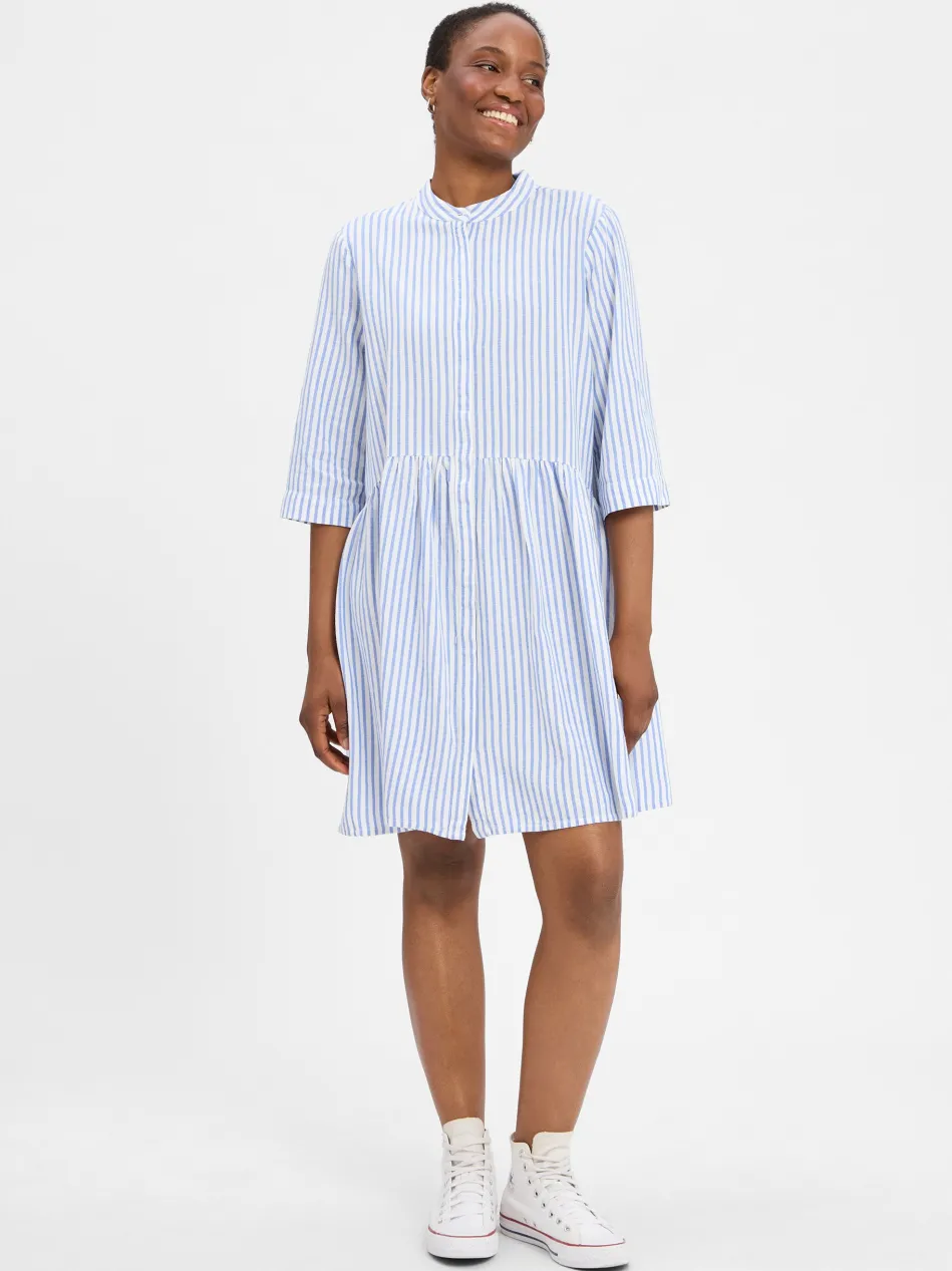 Damen Kleid mit Leinenanteil - Albana