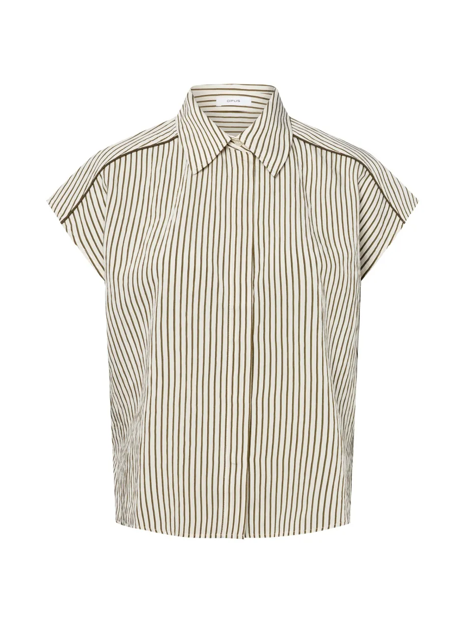 Damen Kurzarm-Bluse - Famella