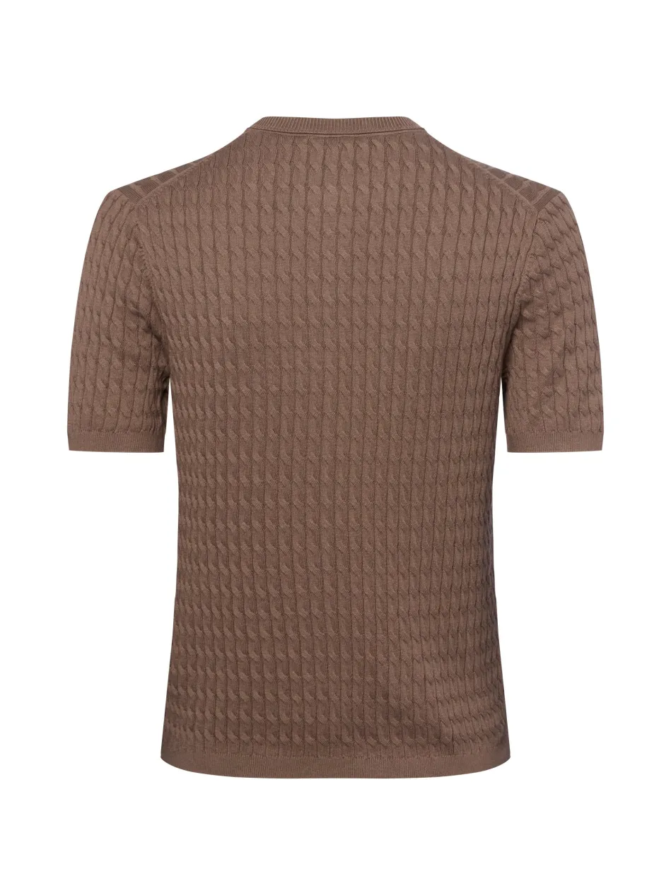Damen Kurzarm-Strickjacke