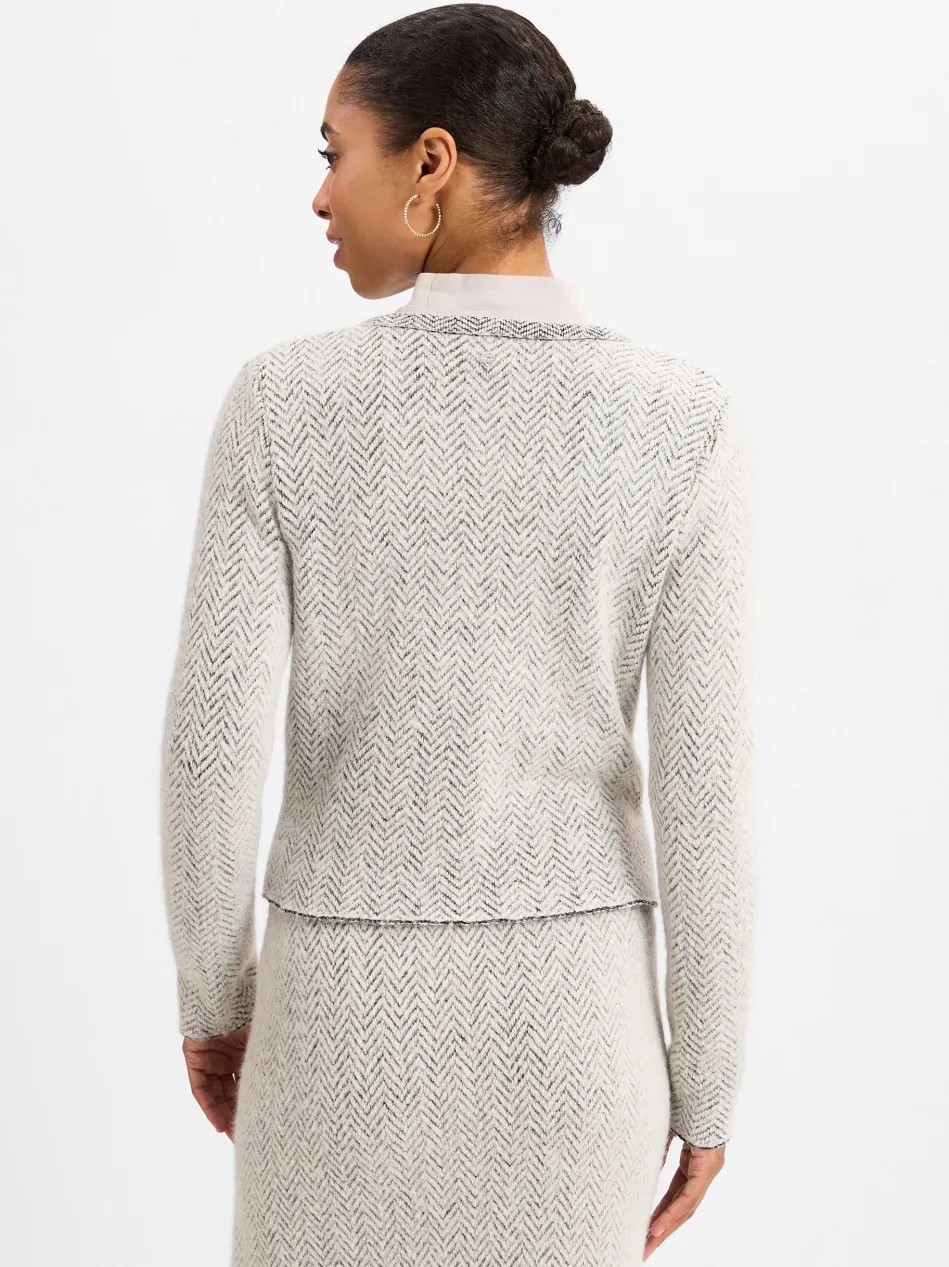 Damen Kurzblazer mit Alpaka-Anteil