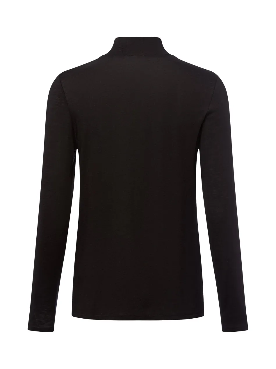 Damen Langarmshirt mit Woll-Anteil