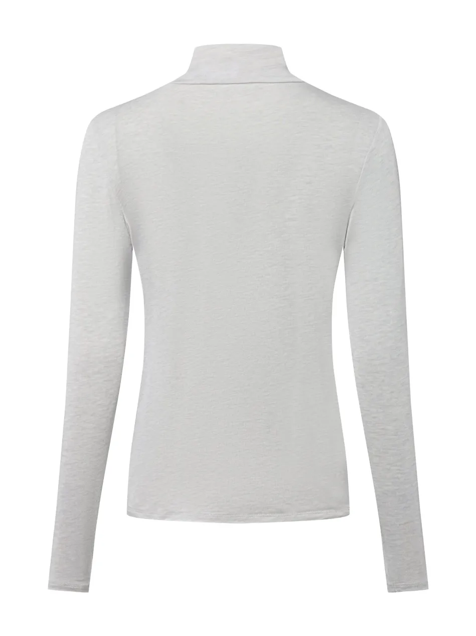 Damen Langarmshirt mit Woll-Anteil