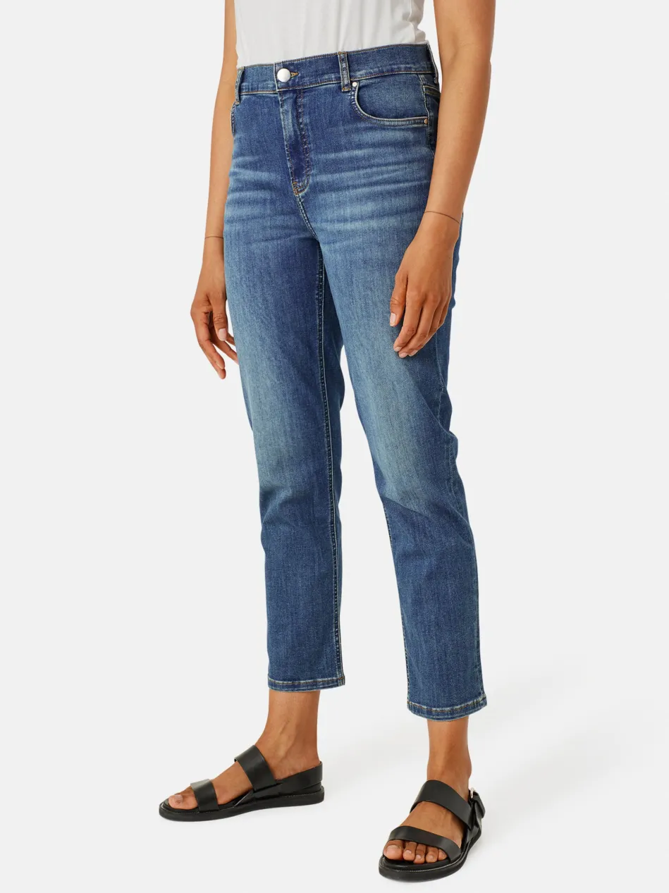 Damen Lange Boyfriend-Hose