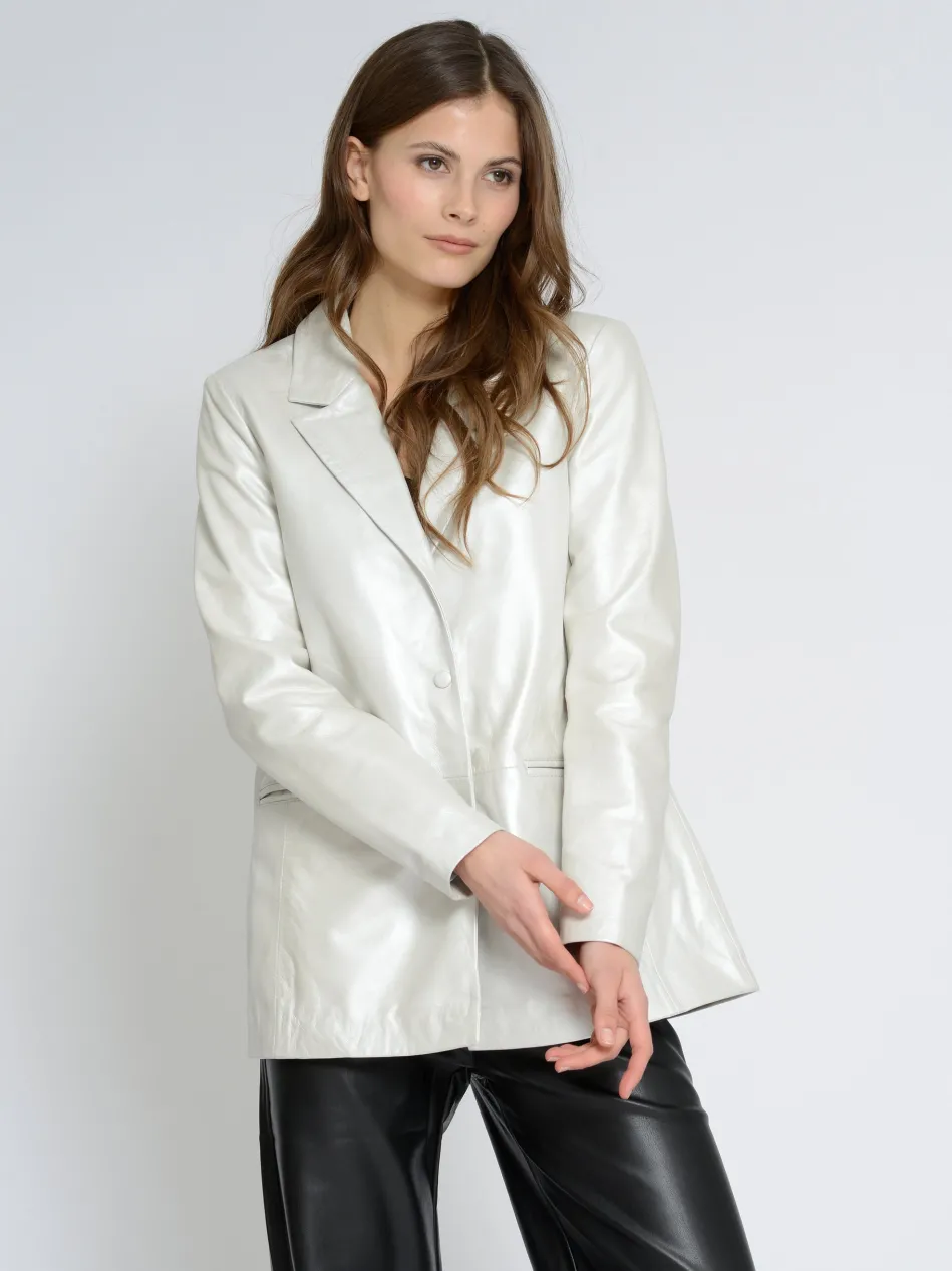 Damen Lederblazer
