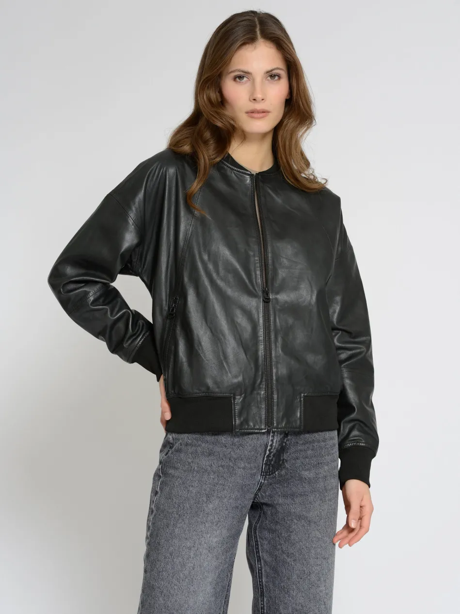 Damen Lederblouson