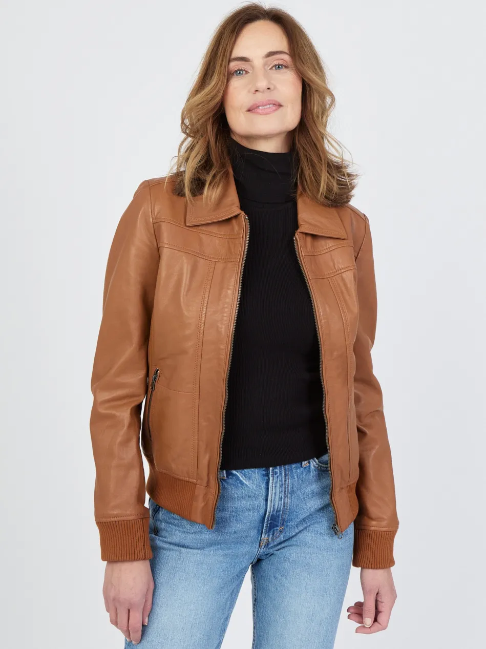 Damen Lederjacke