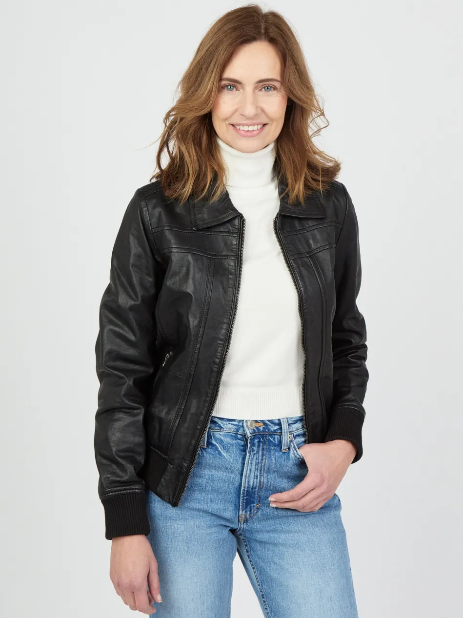 Damen Lederjacke