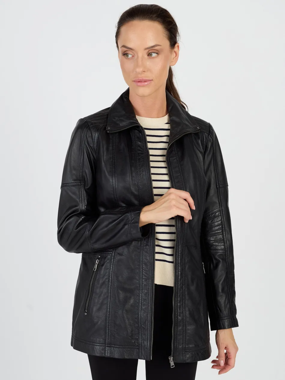 Damen Lederjacke