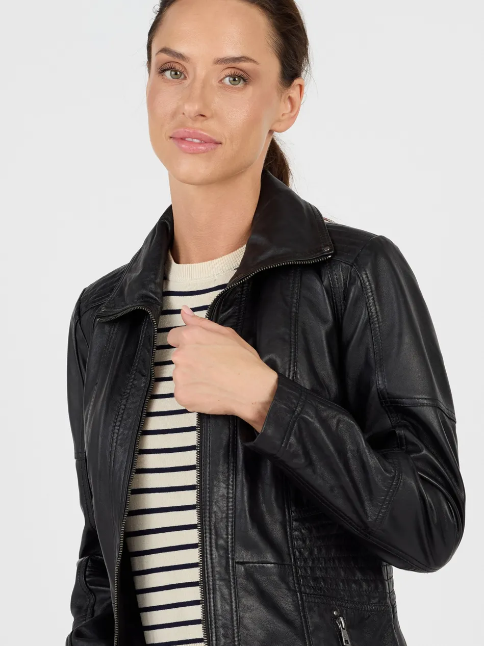 Damen Lederjacke