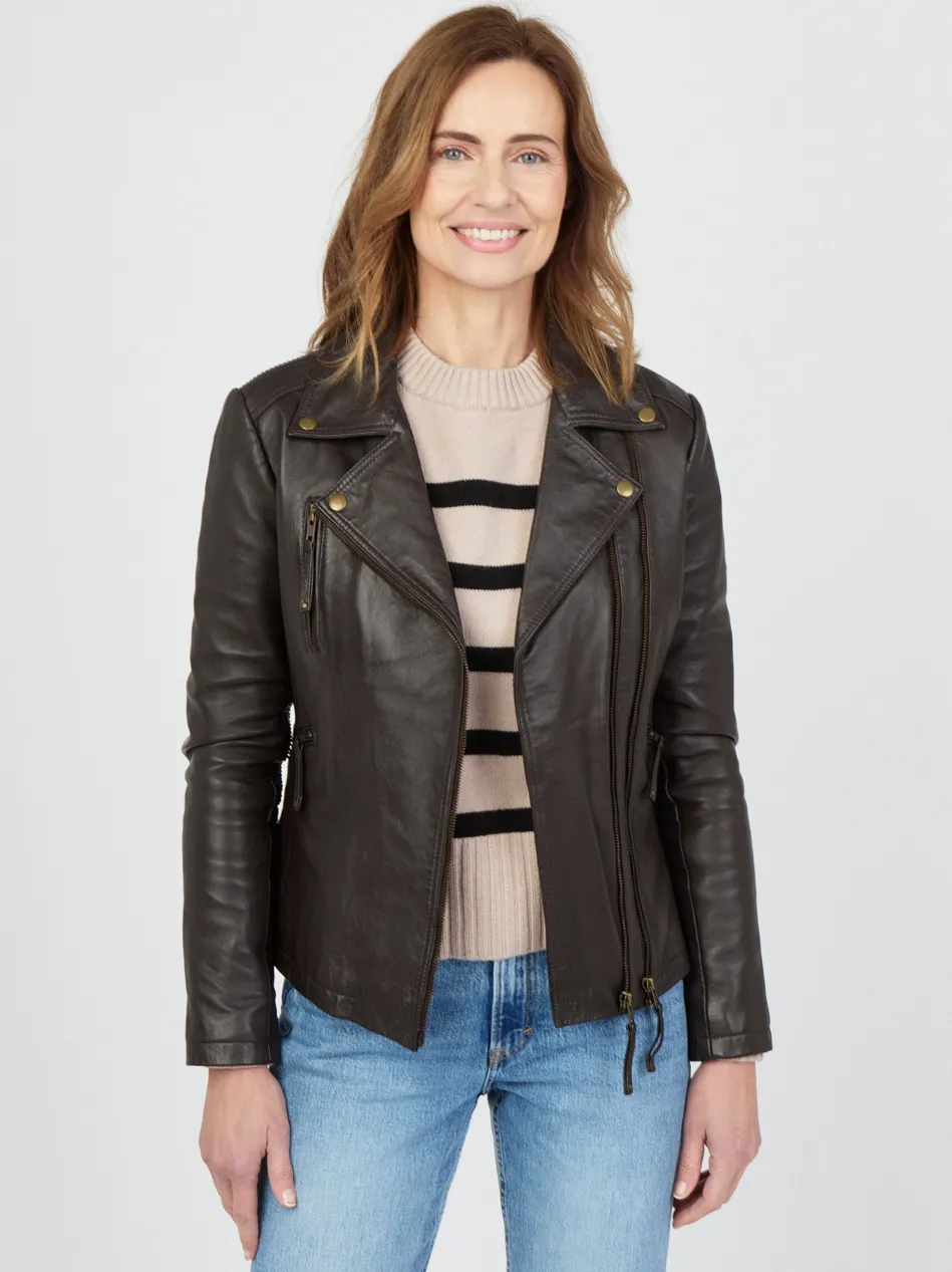Damen Lederjacke