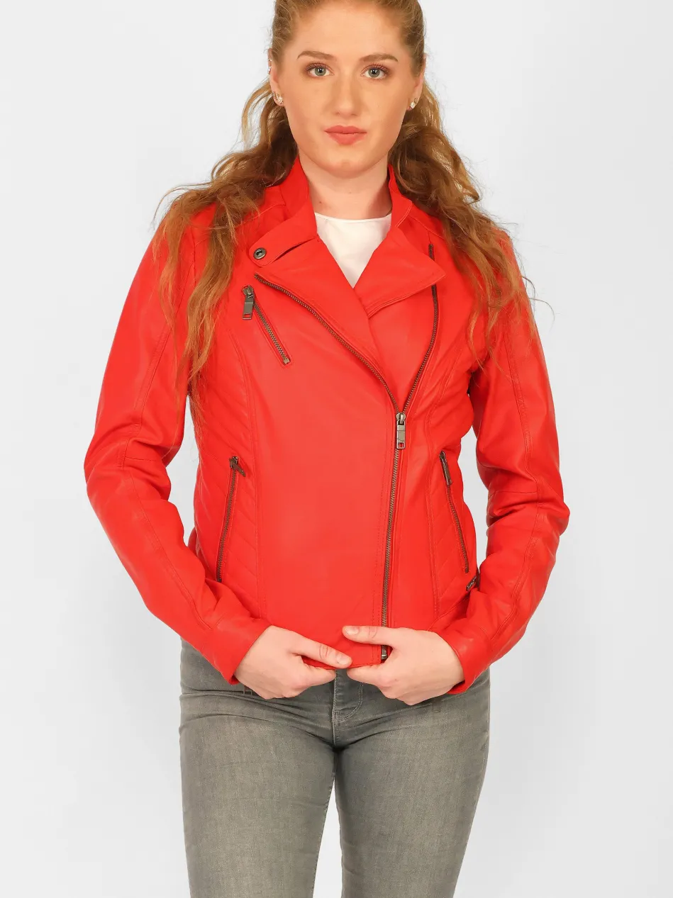 Damen Lederjacke