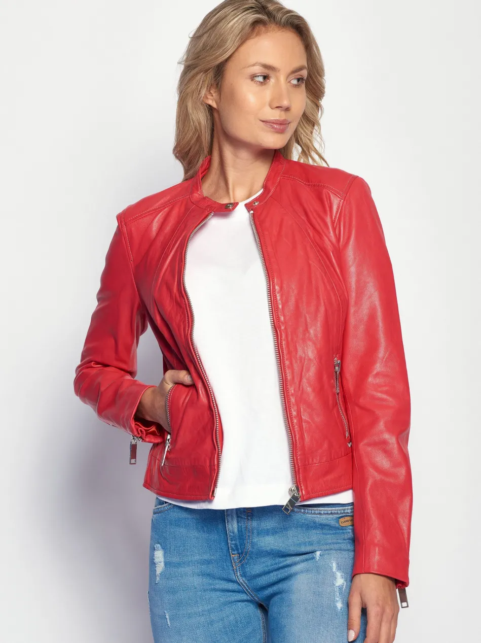 Damen Lederjacke