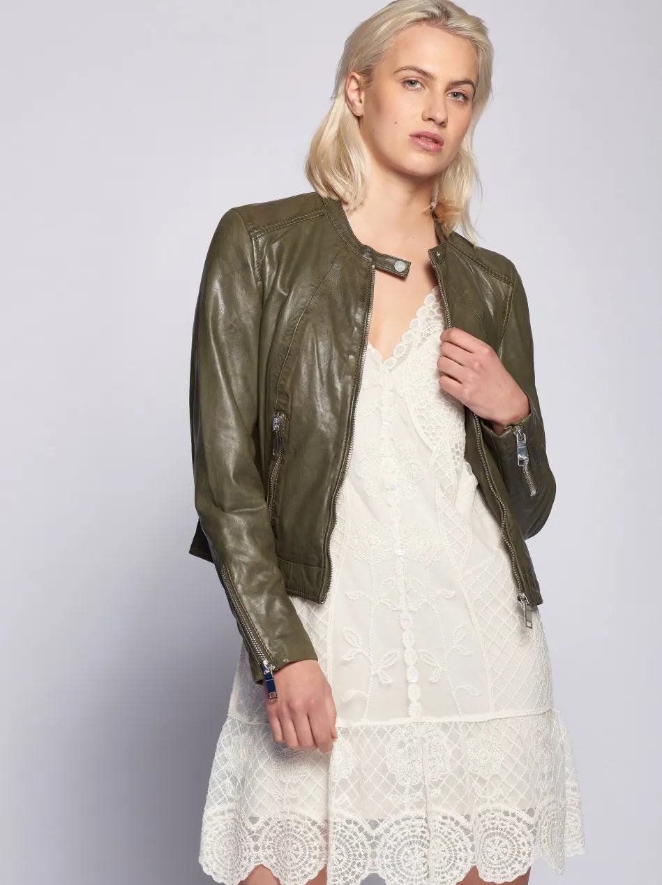 Damen Lederjacke
