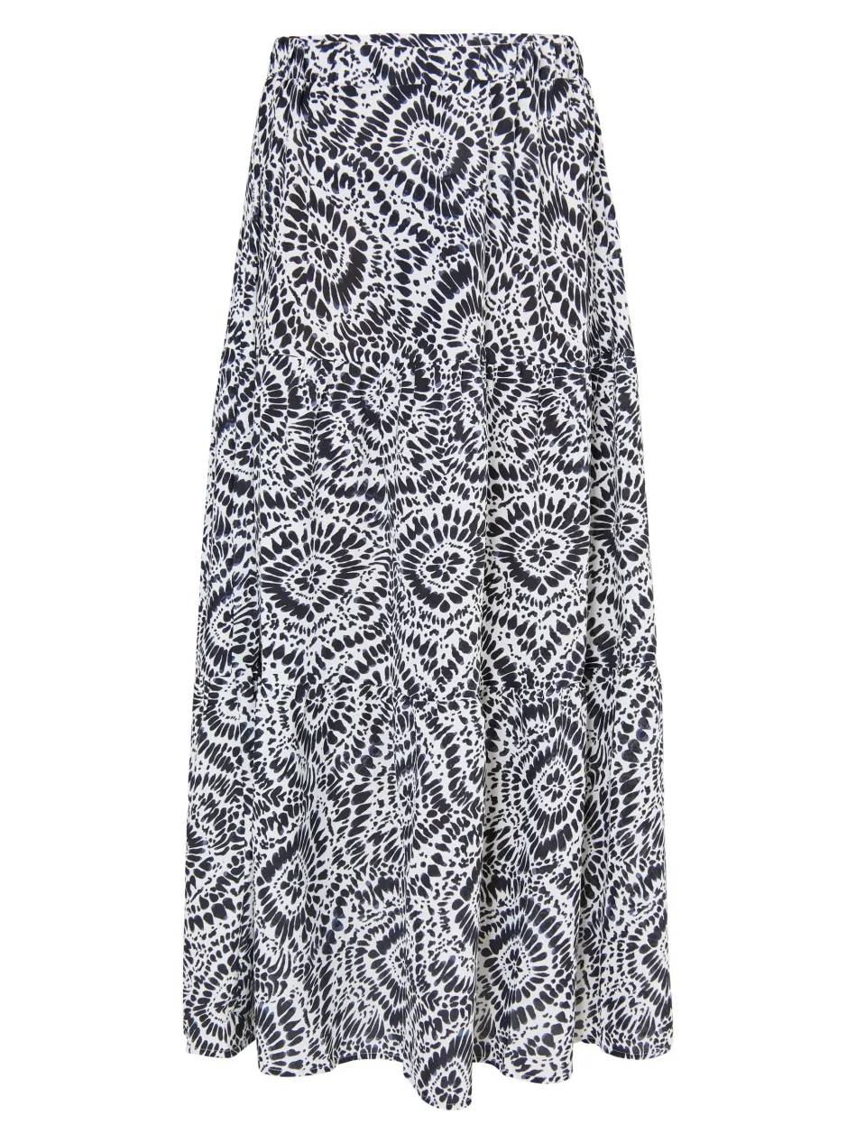 Damen Maxirock mit Print