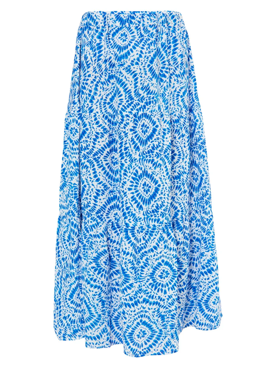 Damen Maxirock mit Print