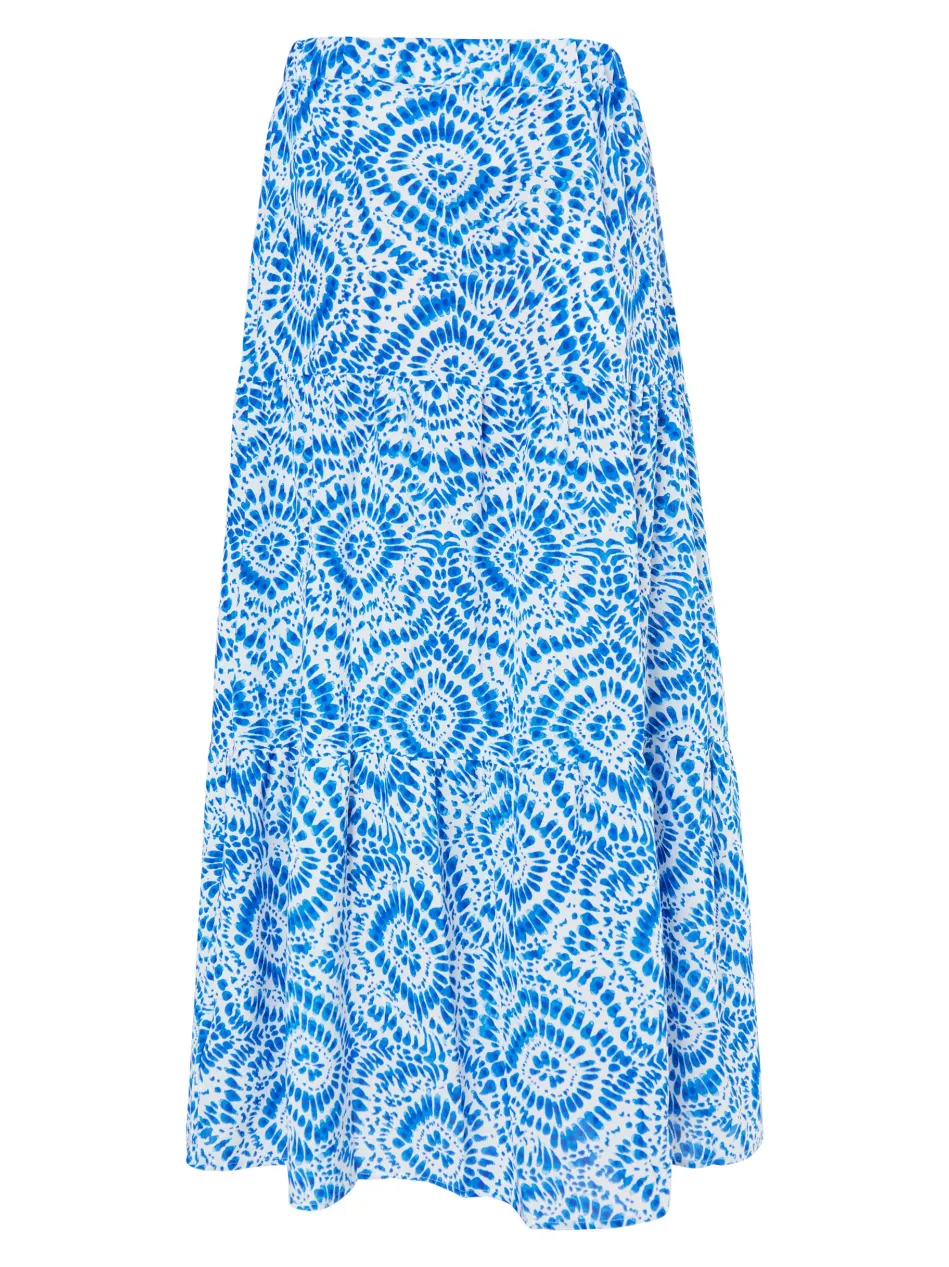 Damen Maxirock mit Print
