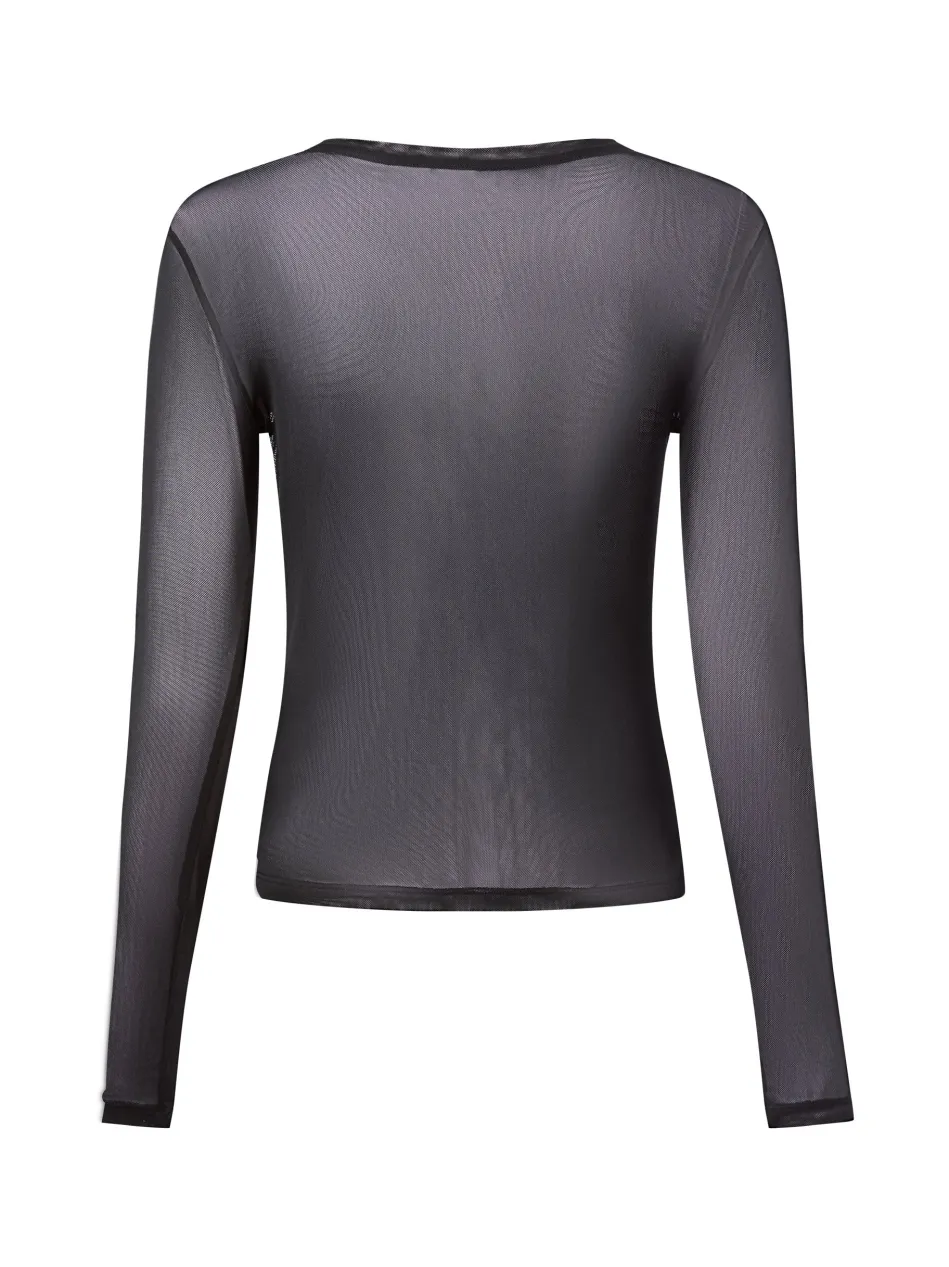 Damen Mesh-Langarmshirt - NMJudith