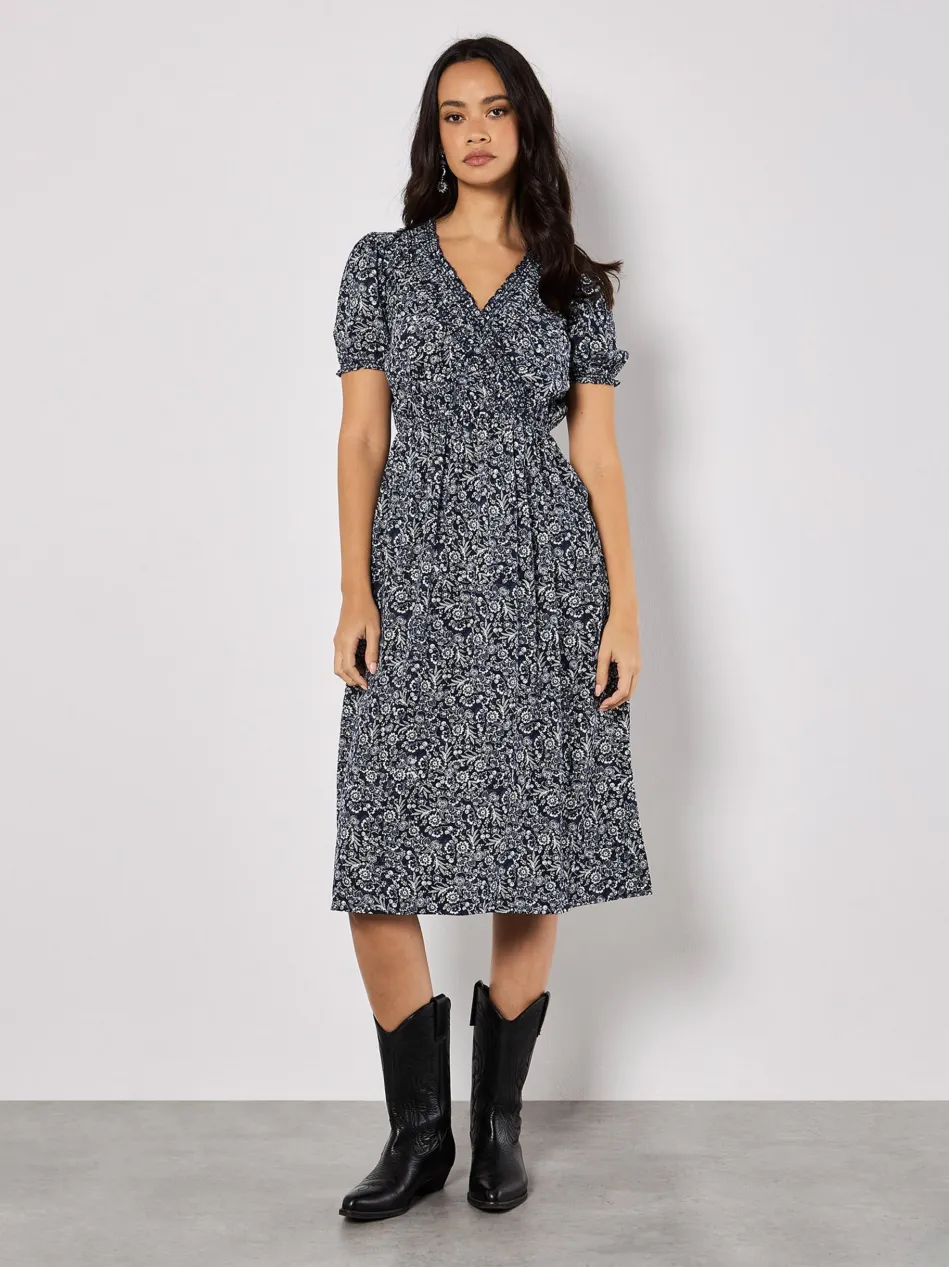 Damen Midikleid