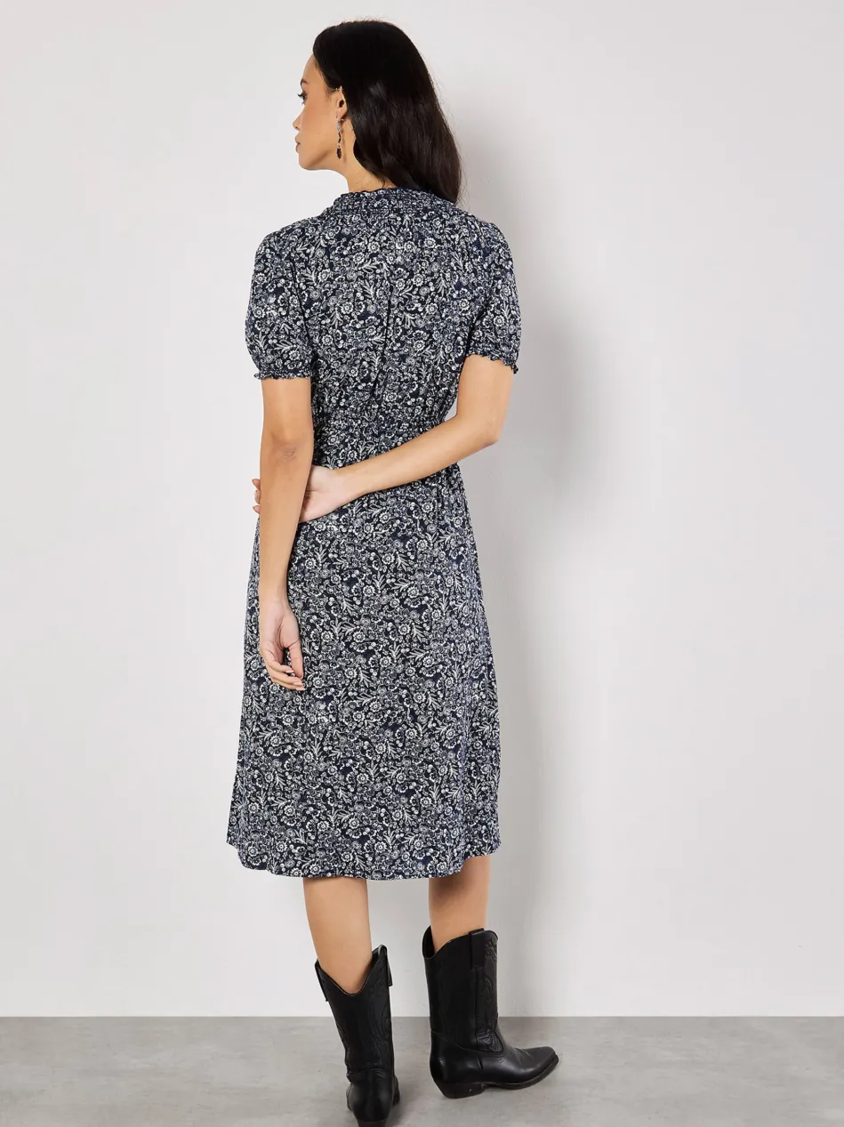 Damen Midikleid