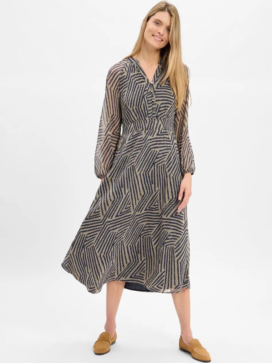 Damen Midikleid