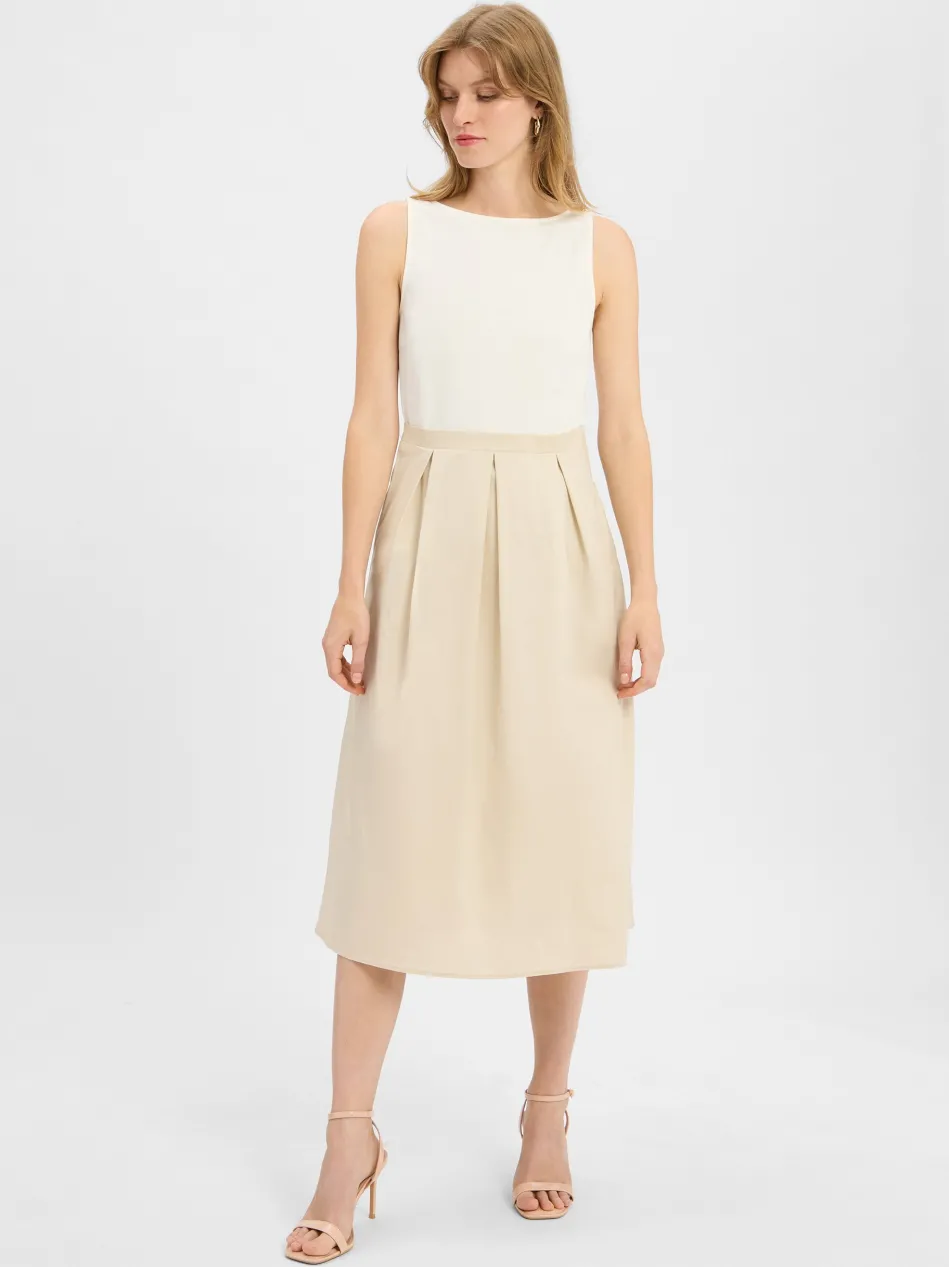 Damen Midikleid