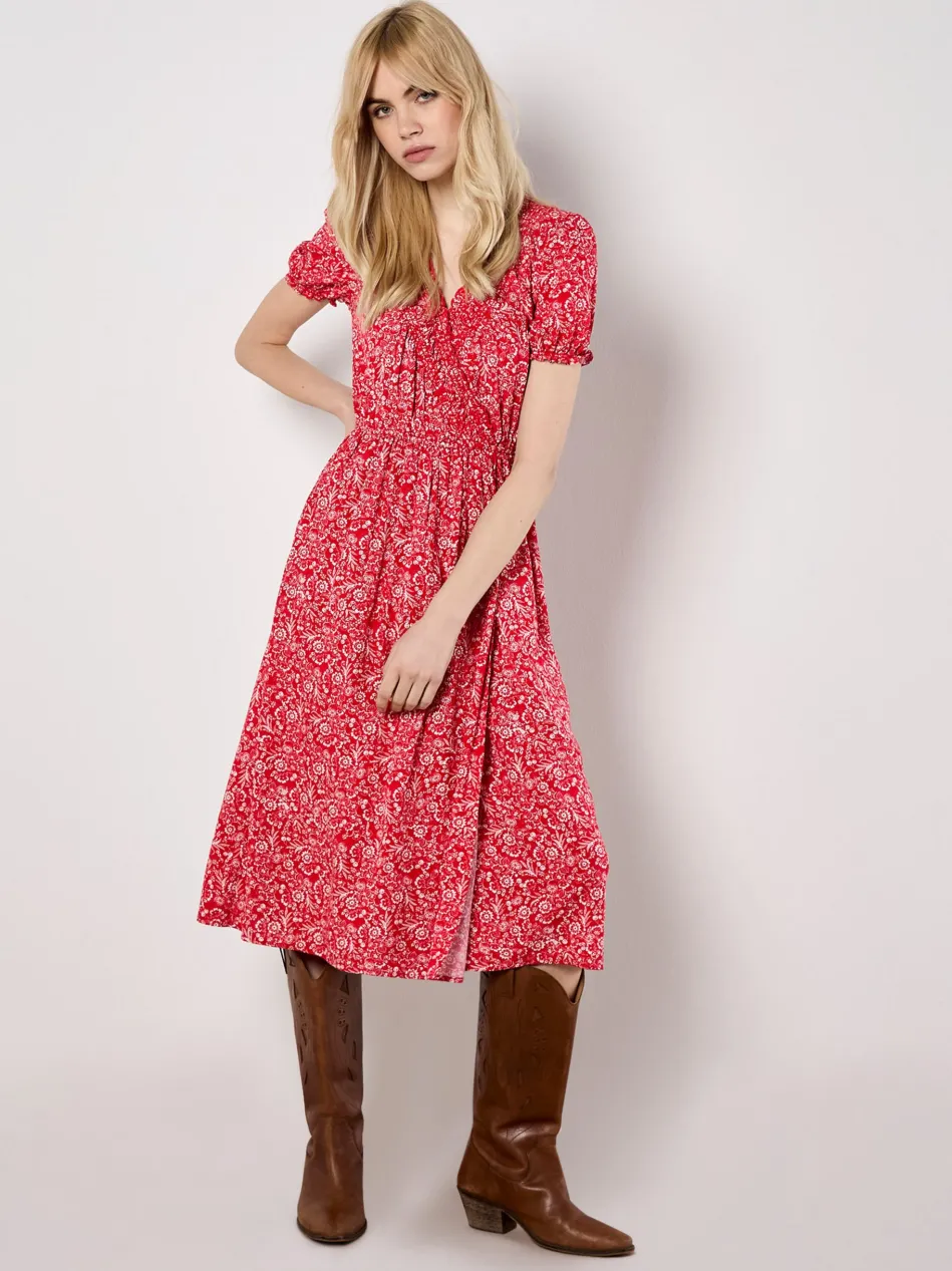 Damen Midikleid