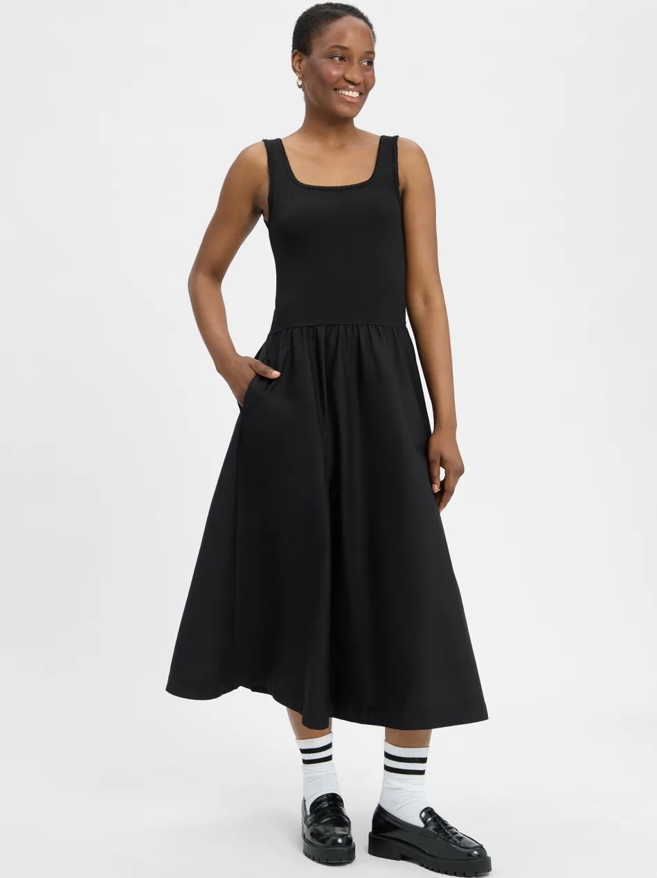 Damen Midikleid