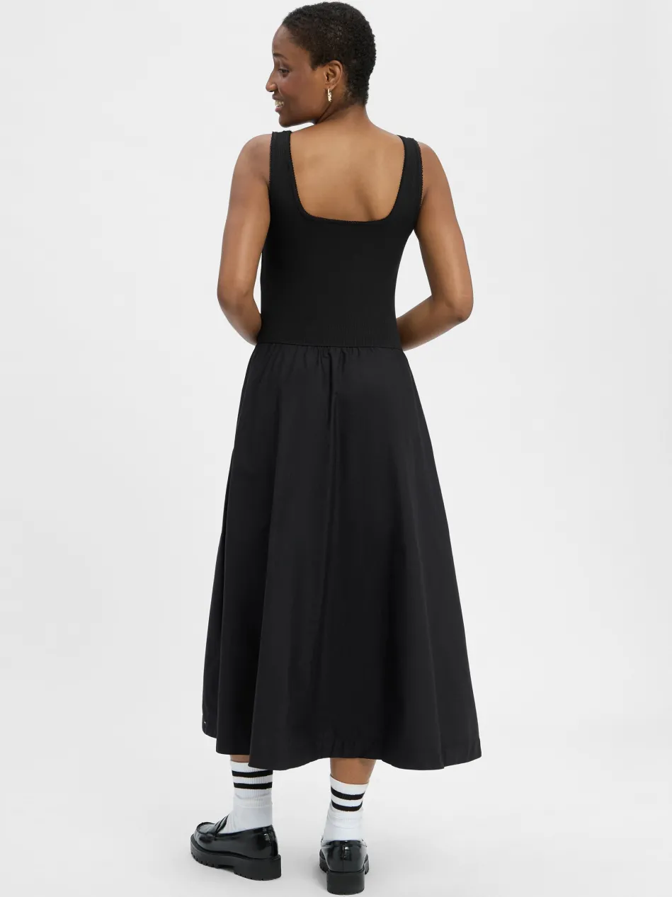 Damen Midikleid