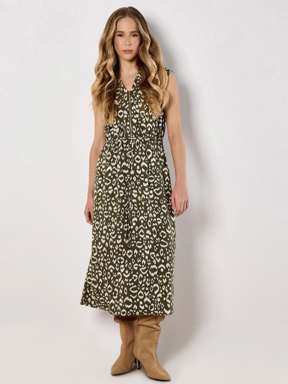 Damen Midikleid
