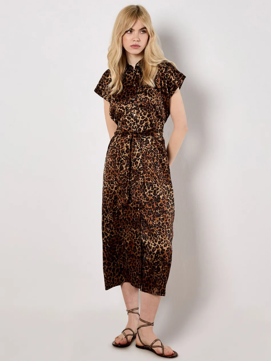 Damen Midikleid