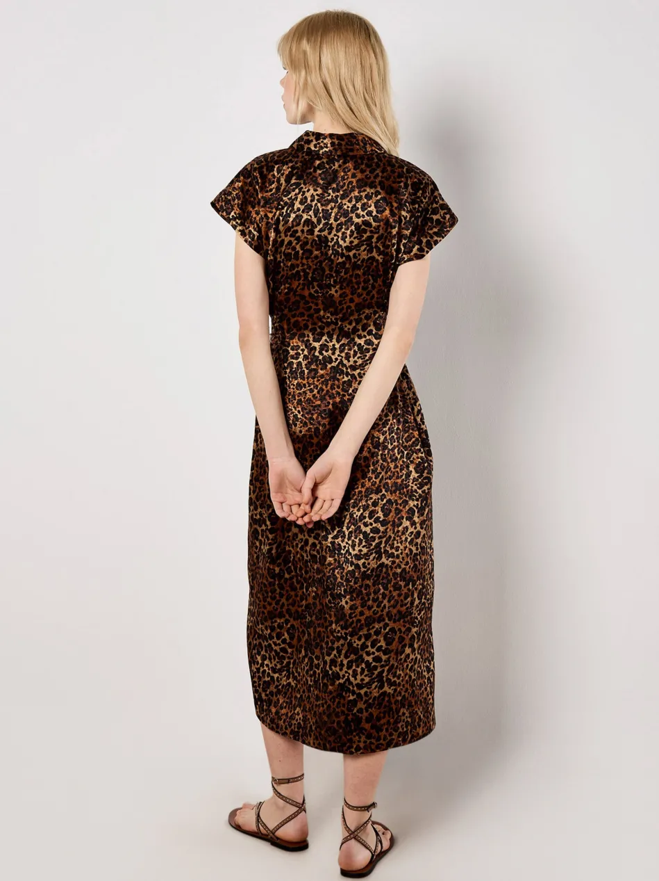 Damen Midikleid