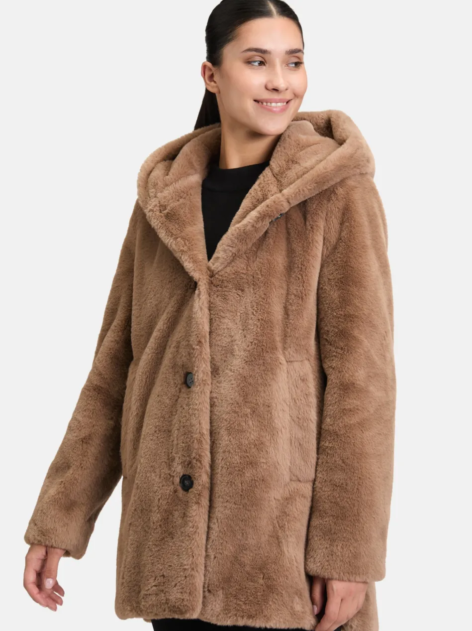 Damen Plüschjacke