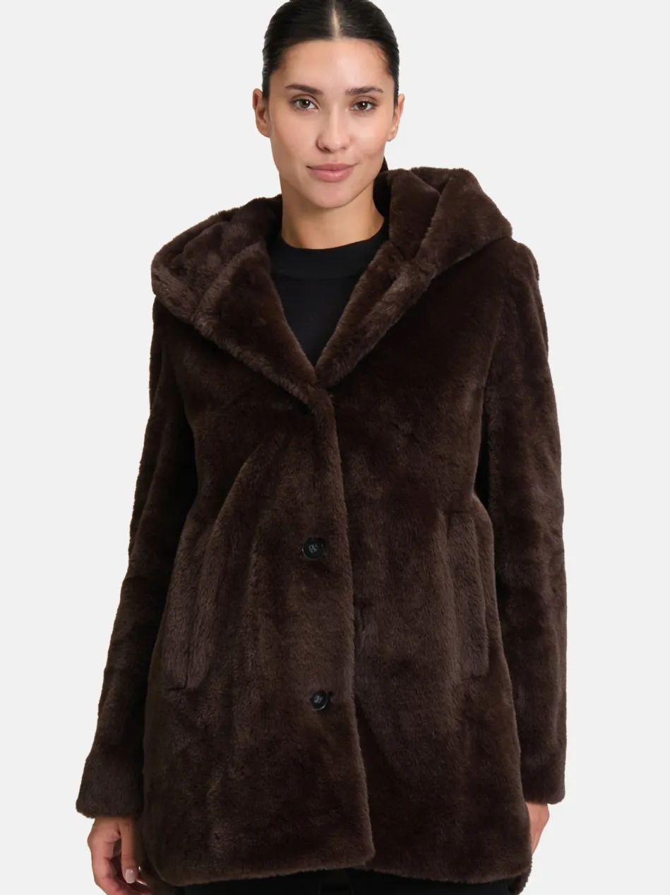Damen Plüschjacke