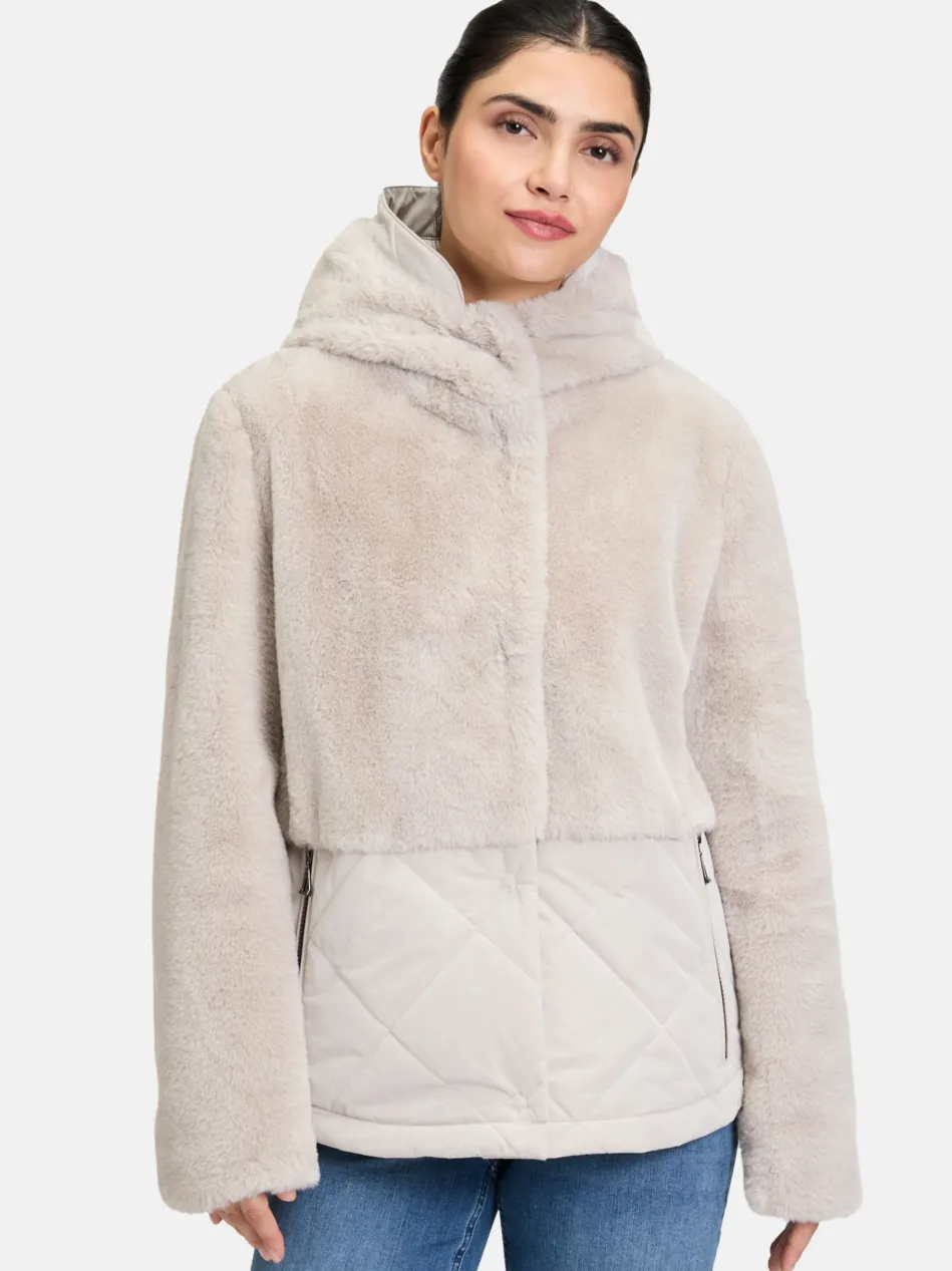 Damen Plüschjacke
