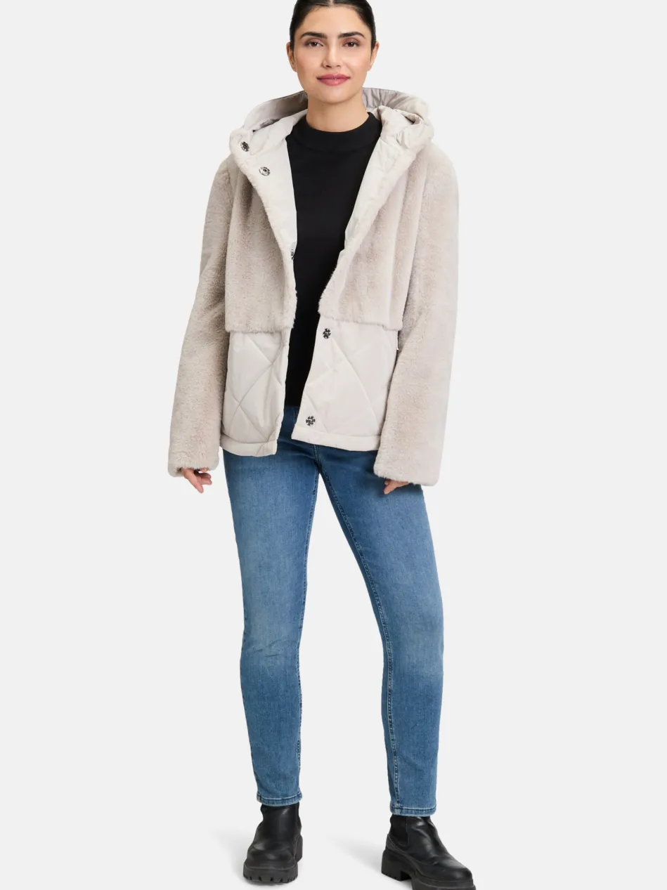 Damen Plüschjacke