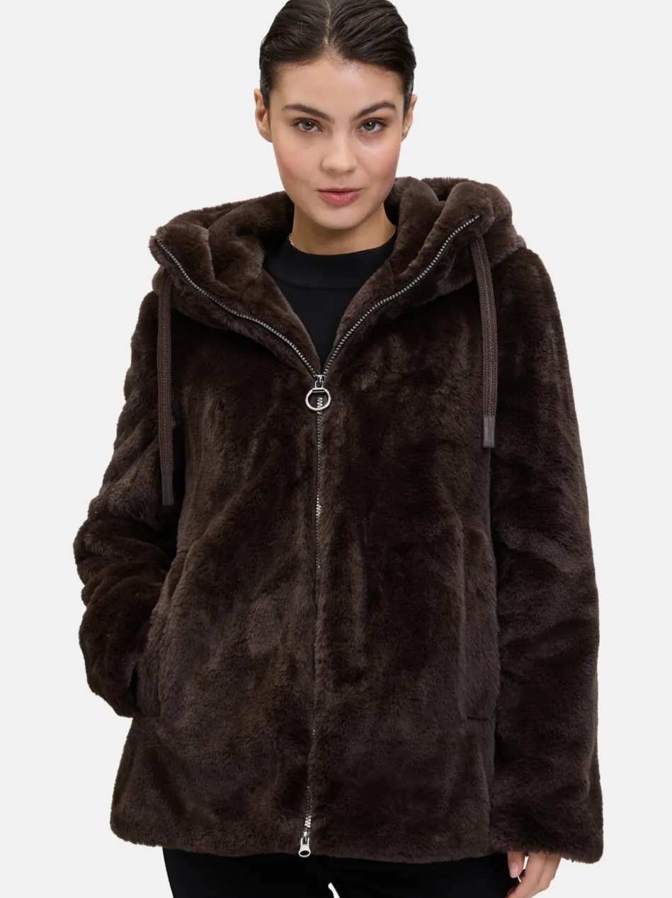 Damen Plüschjacke