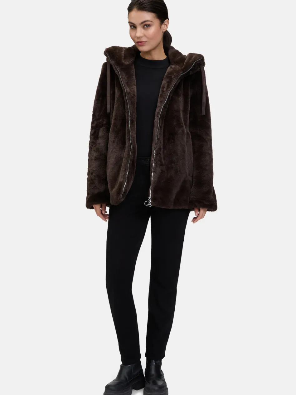 Damen Plüschjacke