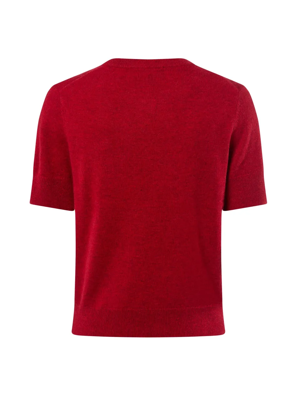 Damen Pure Cashmere Strickshirt
