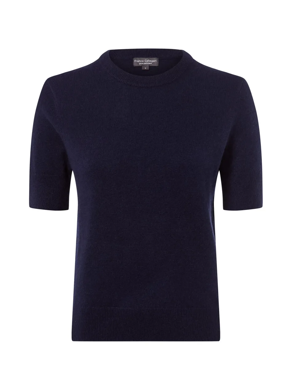 Damen Pure Cashmere Strickshirt