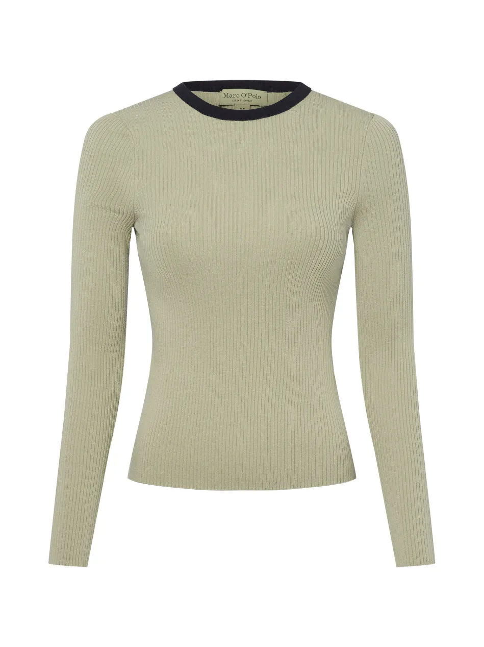 Damen Rippstrickpullover