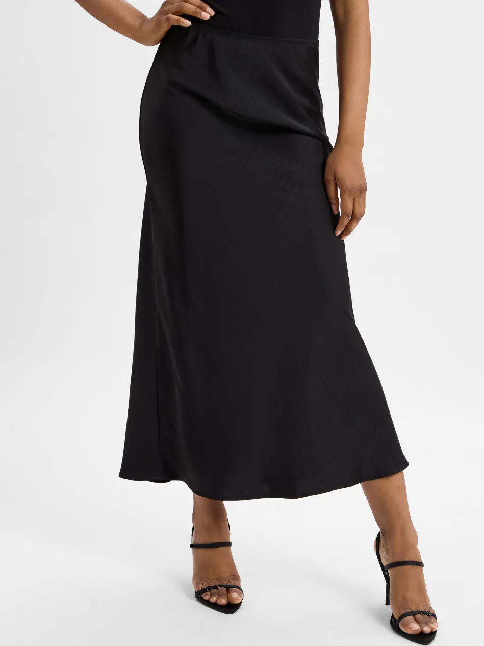 Damen Satin-Maxirock - Vicky